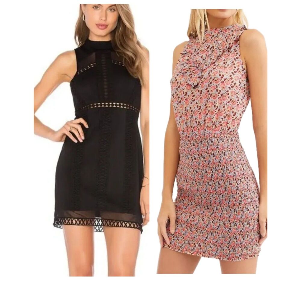 NWT Free People Mini Dress Bundle -Large - Sky Scraper & I'm Your Favorite